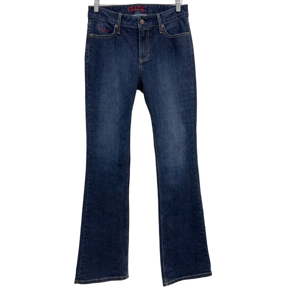 Kimes Ranch Chloe Bootcut Denim Jeans Womens 2/34 Dark Wash Cotton Blend NEW - Picture 3 of 7